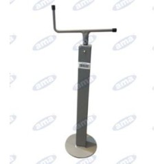 Piede di appoggio con manovella superiore per rimorchio e carribotte AMA | NewgardenParts.com