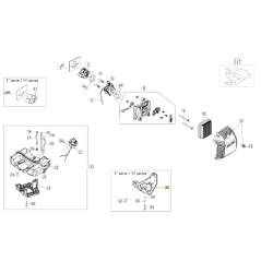 Piede ORIGINALE OLEOMAC per unità motore BC 300 D 61170041R | NewgardenParts.com