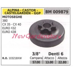 Piñón motor motosierra ALPINA 380 CS 35 40 3/8' dientes 6 009879