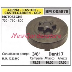 Pignone ALPINA motore motosega 700 760 800 3/8' denti 7 005878 4121460 | NewgardenParts.com