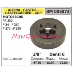Pignon de moteur de tronçonneuse ALPINA PR 350 P 34 360 370 390 3/8' dents 6 005873 | NewgardenParts.com
