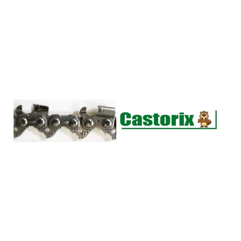 Catena al widia CASTORIX passo 91 spessore 1.3 mm maglie 55 per motosega