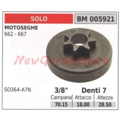 Pignone campana frizione motosega SOLO 662 667 005921