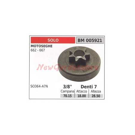 Pignone campana frizione motosega SOLO 662 667 005921 | NewgardenParts.com