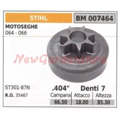 Kupplungsglocke Ritzel, Kettensäge STIHL 064 066 007464 | NewgardenParts.com