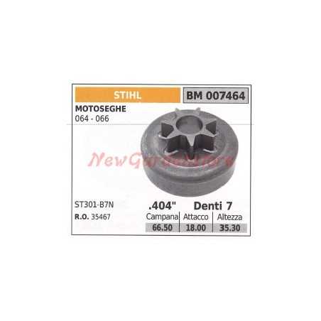 Pignon d'embrayage pour tronçonneuse STIHL 064 066 007464 | NewgardenParts.com