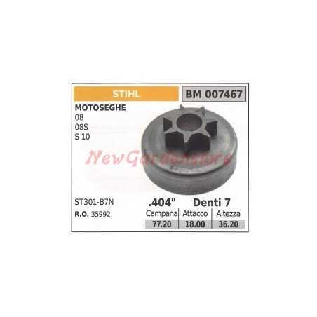 Pignon d'embrayage STIHL tronçonneuse 08 08S S10 007467 35992 | NewgardenParts.com