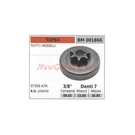 Clutch bell sprocket universal chainsaw TOPSO STIHL 3206XW 001866 | NewgardenParts.com
