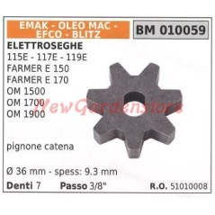 Pignone catena EMAK per elettrosega 115E 117E 119E OM 1500 1700 010059 | NewgardenParts.com