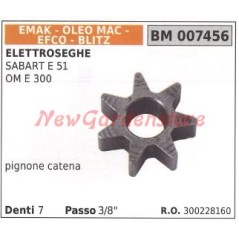 Pignone catena EMAK per elettrosega SABART E 51 OM E 300 007456 | NewgardenParts.com