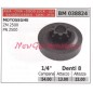 CINA chainsaw engine sprocket ZM 2500 PN 2500 1/4' teeth 8 038824