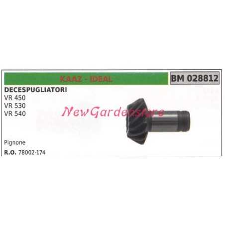 Piñón del par de engranajes cónicos KAAZ para desbrozadora VR 450 530 540 028812 | NewgardenParts.com