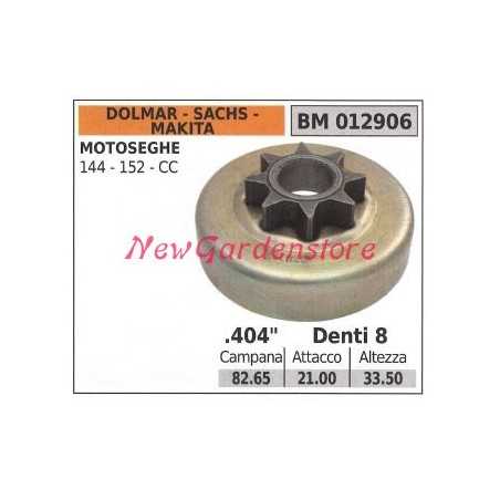 Sprocket DOLMAR chainsaw engine 144 152 CC .404' teeth 8 012906 | NewgardenParts.com
