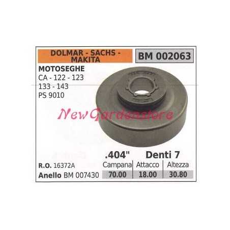 Sprocket DOLMAR chainsaw engine CA 122 123 133 143 .404' teeth 7 002063 | NewgardenParts.com