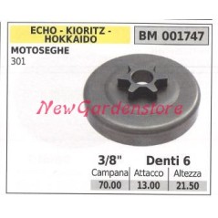 Pignone ECHO motore motosega 301 3/8' denti 6 001747 | NewgardenParts.com