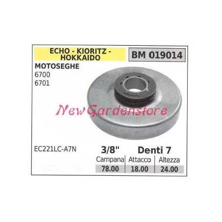 ECHO chainsaw engine sprocket 6700 6701 3/8' teeth 7 019014 | NewgardenParts.com