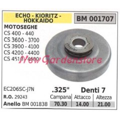Pignone ECHO motore motosega CS 400 440 3600 3700 4100 .325' denti 7 001707 | NewgardenParts.com