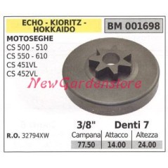Pignone ECHO motore motosega CS 500 510 550 610 3/8' denti 7 32794XW | NewgardenParts.com