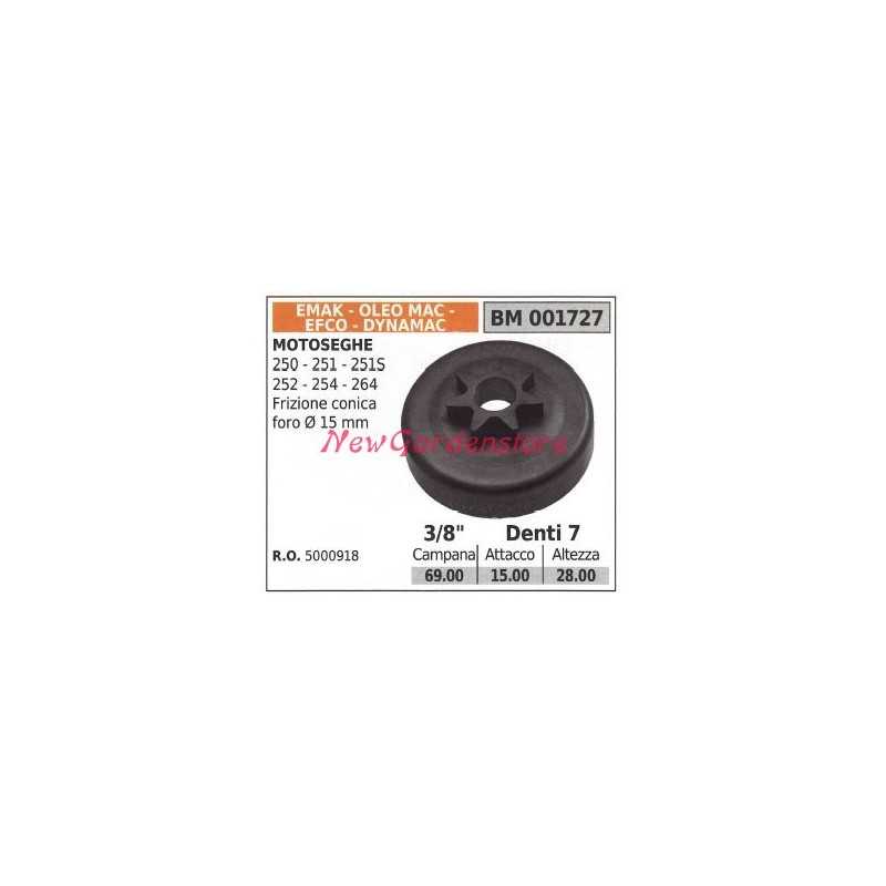 Pignone EMAK motore motosega 250 251 251S 252 254 264 3/8' denti 7 001727