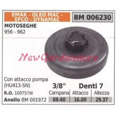 Pignone EMAK motore motosega 956 962 3/8' denti 7 006230 | NewgardenParts.com