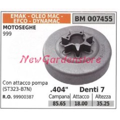 Pignone EMAK motore motosega 999 .404' denti 7 007455 | NewgardenParts.com
