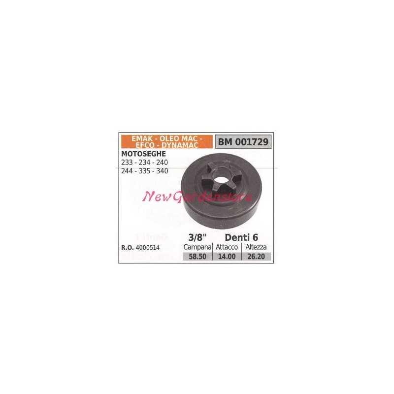 Pignone EMAK motore motosega CS 233 234 240 244 335 340 3/8' denti 6 001729