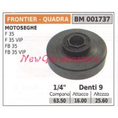 Pignone EMAK motore motosega F 35 35VIP FB 35 35VIP 1/4' denti 9 001737 | NewgardenParts.com