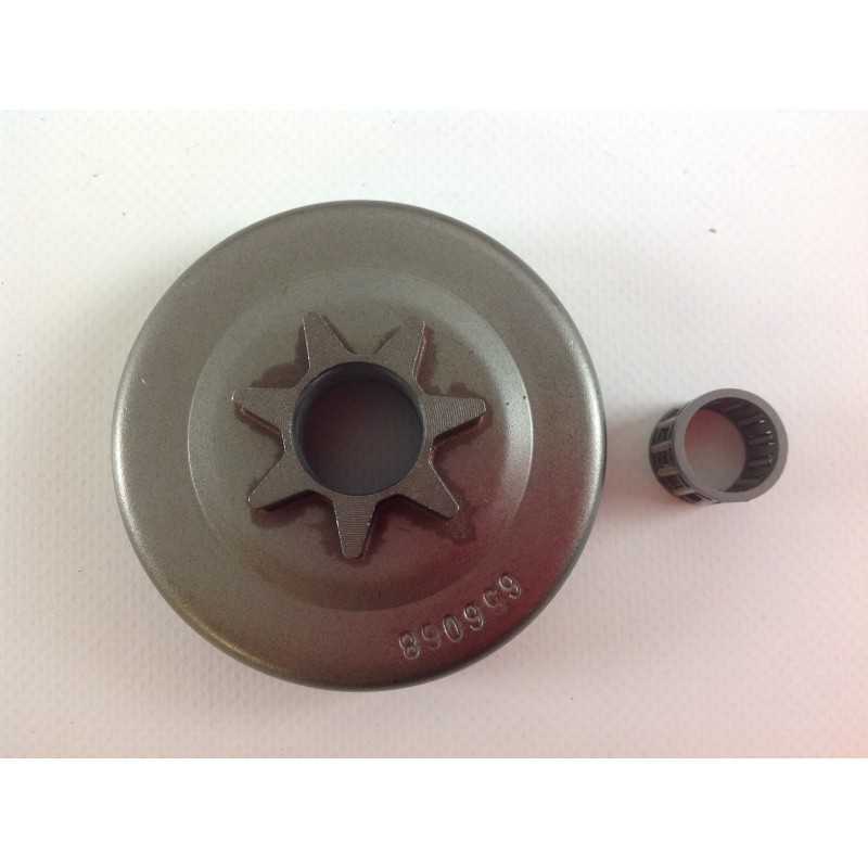 Chainsaw clutch pinion with cage PARTNER 460 656068