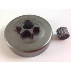 Chainsaw clutch pinion with cage PARTNER 460 656068 | NewgardenParts.com