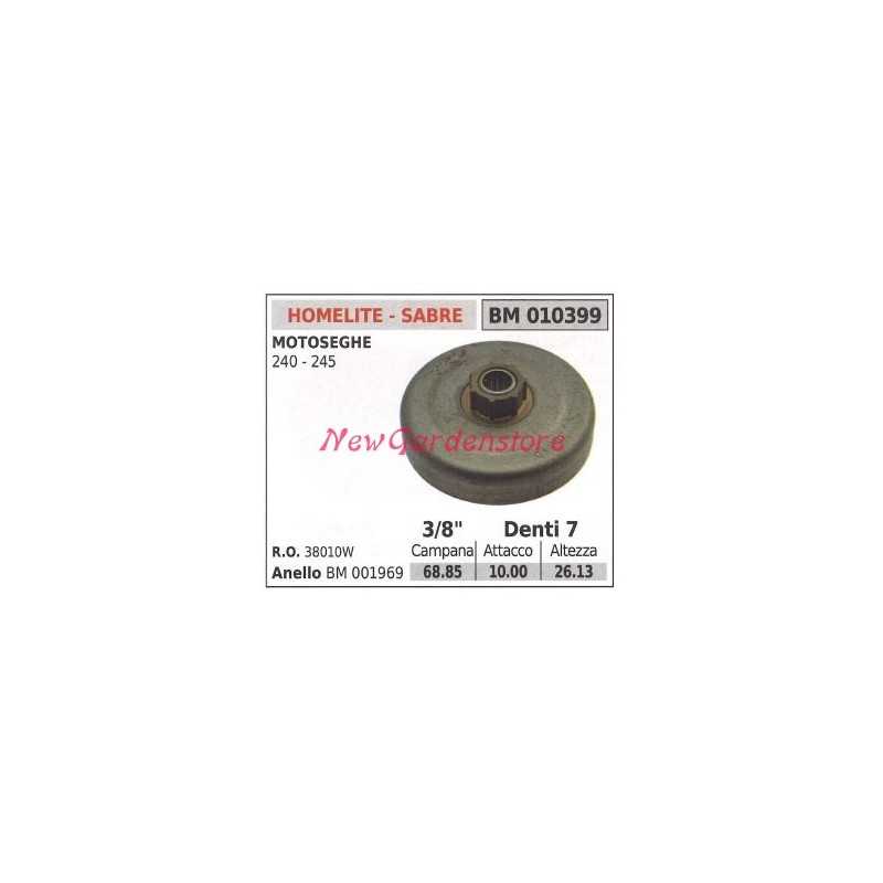 Pignone HOMELITE motore motosega 240 245 3/8' denti 7 010399