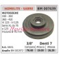 Pignone HOMELITE motore motosega 330 350 360 410 3/8' denti 7 007439