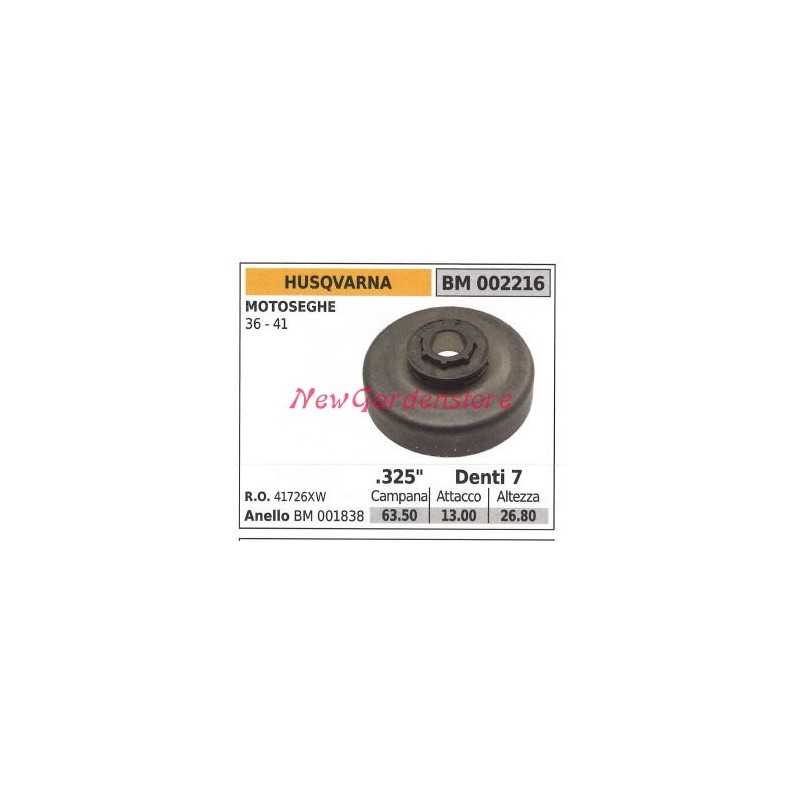 HUSQVARNA chainsaw engine sprocket 36 41 .325' teeth 7 002216
