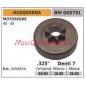HUSQVARNA chainsaw engine sprocket 40 45 .325' teeth 7 009791