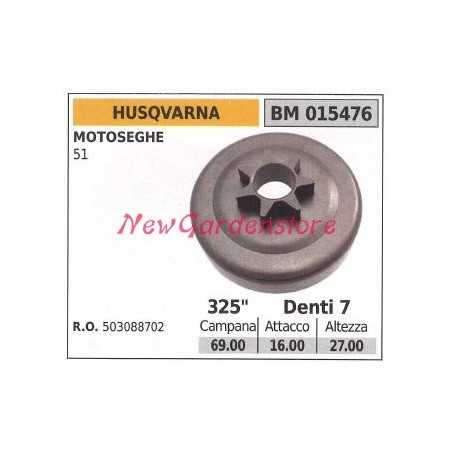 HUSQVARNA chainsaw engine sprocket 51 015476 | NewgardenParts.com
