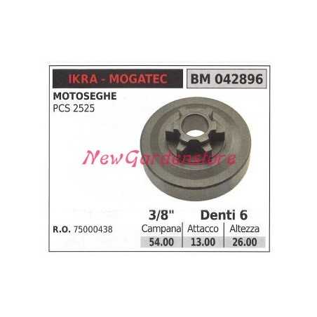 Pignon IKRA PCS 4945 moteur tronçonneuse .325' dents 7 044174 | NewgardenParts.com