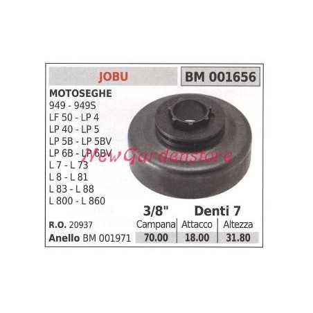 Sprocket JOBU chainsaw engine 949 949S LF 50 LP 4 40 5 3/8' teeth 7 001656 | NewgardenParts.com