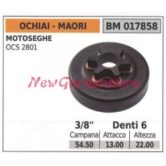 Sprocket MAORI chainsaw motor OCS 2801 3/8' teeth 6 017858 | NewgardenParts.com