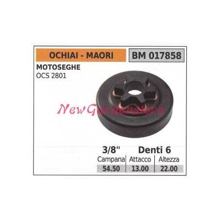 Sprocket MAORI chainsaw motor OCS 2801 3/8' teeth 6 017858 | NewgardenParts.com