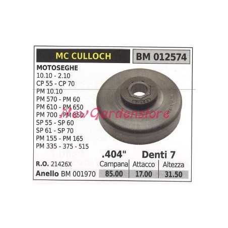Ritzel MC CULLOCH Kettensägemotor 10.10 2.10 PM 10.10 CP55 .404' Zähne 7 012574 | NewgardenParts.com