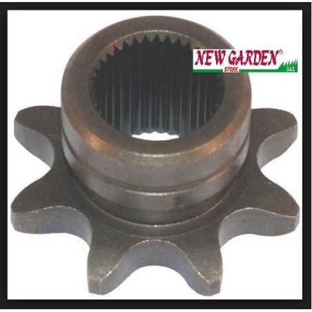 Milling pinion with side teeth compatible 786047 PEERLESS 786047 | NewgardenParts.com