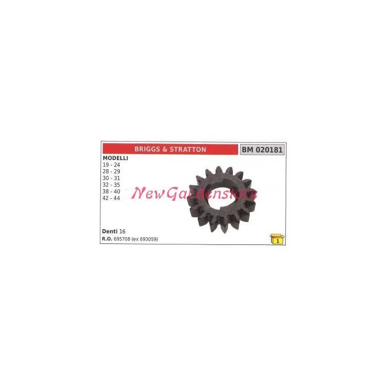 BRIGGS&STRATTON Ritzel für Anlasser, Modelle 19 24 28 29 30 31 32 35 020181