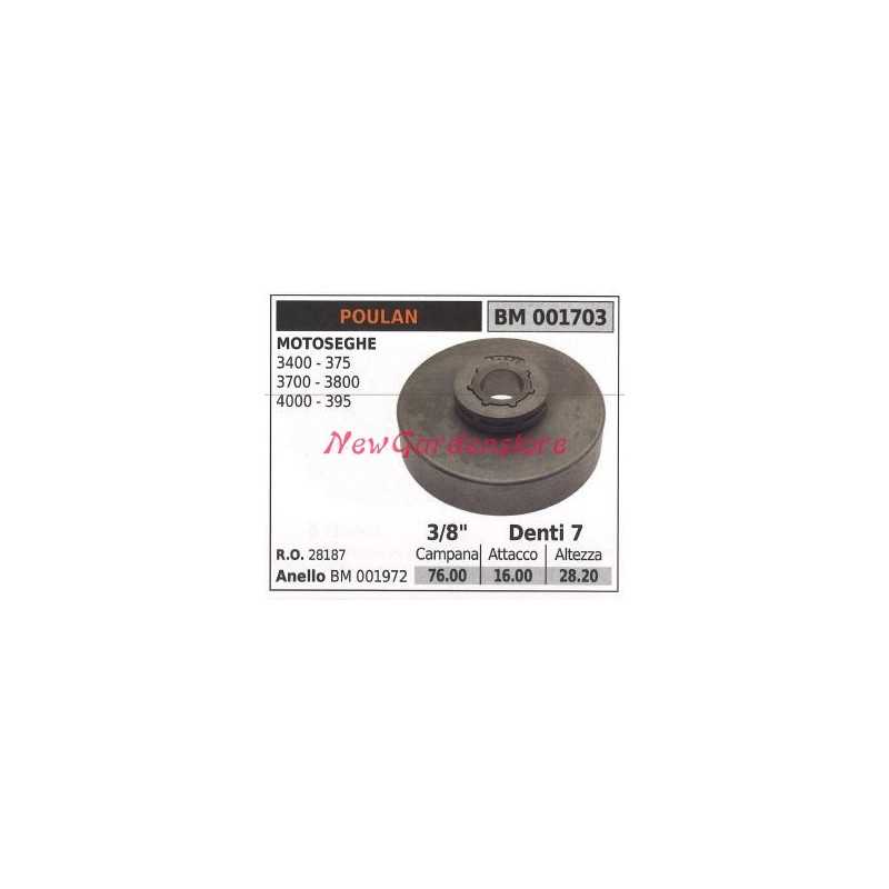 POULAN pignon moteur tronçonneuse 3400 375 3700 3800 4000 395 3/8' dents 7 001703