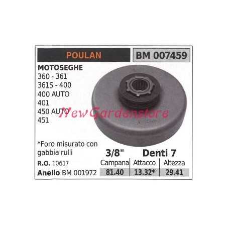 POULAN chainsaw engine sprocket 360 361 361S 400 400AUTO 3/8' teeth 7 007459 | NewgardenParts.com