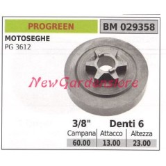 PROGREEN Kettensägenmotor Ritzel PG 3612 3/8' Zähne 6 029358 | NewgardenParts.com