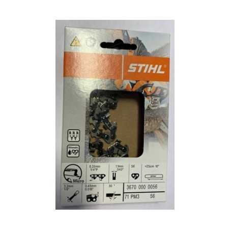 Original STIHL cadena de sierra de 56 eslabones 3670 Picco microchain 3670-000-0056 | NewgardenParts.com