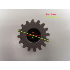 Radritzel Rechtslenker-Rasenmäher mäher HARRY 100162 | NewgardenParts.com