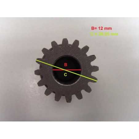 Pignon d'entraînement gauche pour tondeuse HARRY 100163