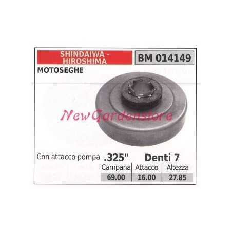 SHINDAIWA chainsaw engine sprocket .325' teeth 7 014149 | NewgardenParts.com