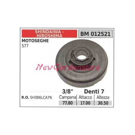 SHINDAIWA chainsaw engine sprocket 577 3/8' teeth 7 012521 | NewgardenParts.com