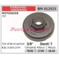 Pignon SHINDAIWA pour moteur de tronçonneuse 757 3/8' dents 7 012523